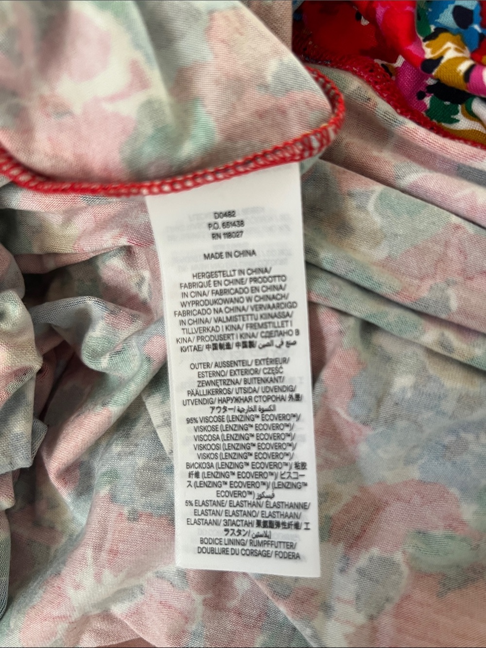 Boden Roseanna Jersey Floral Dress Size 10 - Picture 5 of 6